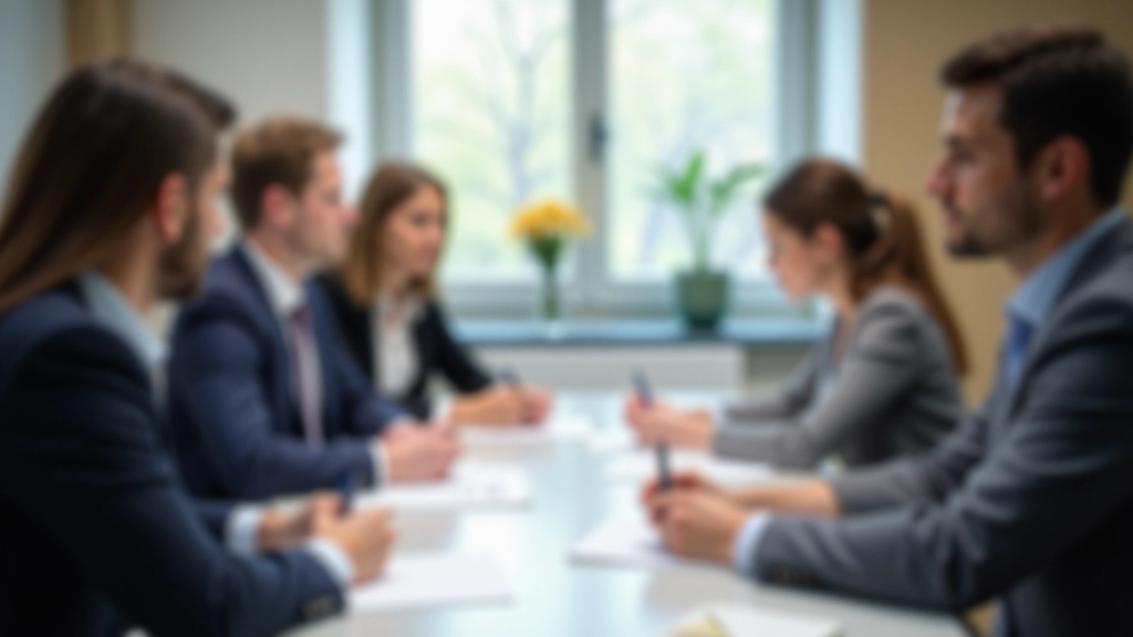 Workshop-Teilnehmende machen sich Notizen während einer Diskussion über Verhandlungsstrategien